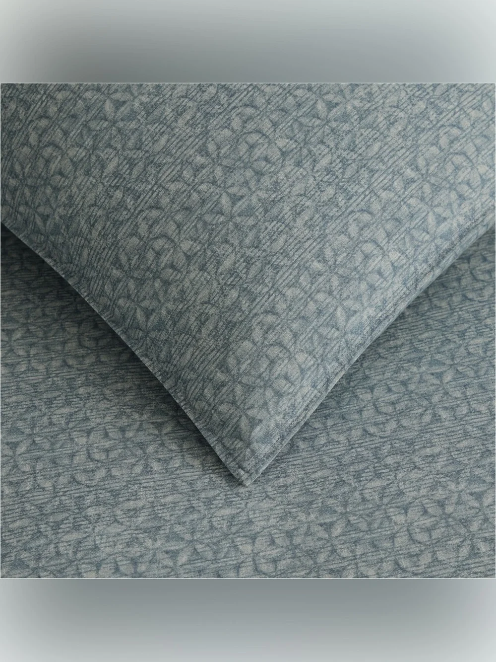 West Elm Lucie Floral Duvet Cover Full/Queen Size Blue Ocean NEW